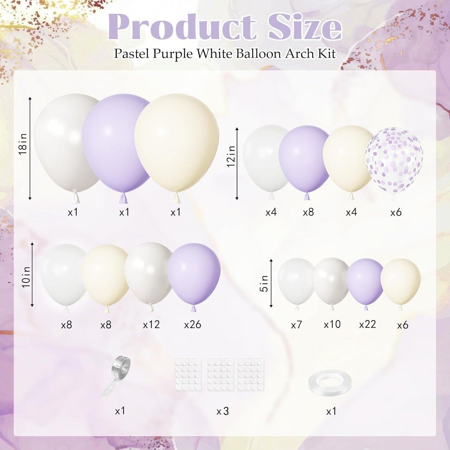 Yellow Gold Balloons Arch Garland Kit 18 12 10 5Inch | Different Sizes Mustard Pastel Yellow White Latex Metal Confetti Balloon for Sunflower Bee Baby Shower Birthday Party Decors