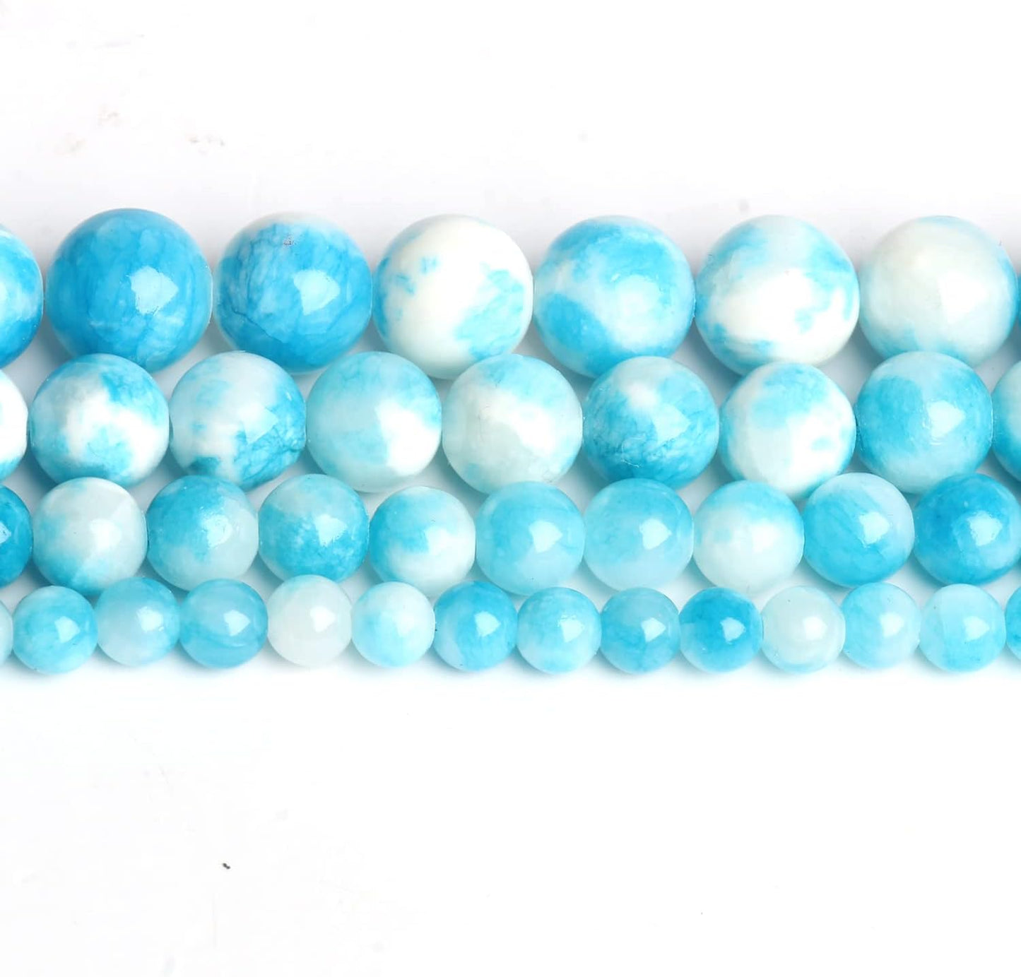 45pcs Yellow Persian Jade Energy Healing Beads for Bracelet，8mm Round Bulk Gemstone Beads for Jewelry Making Bracelet Necklace Earring DIY