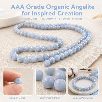 45pcs Yellow Persian Jade Energy Healing Beads for Bracelet，8mm Round Bulk Gemstone Beads for Jewelry Making Bracelet Necklace Earring DIY