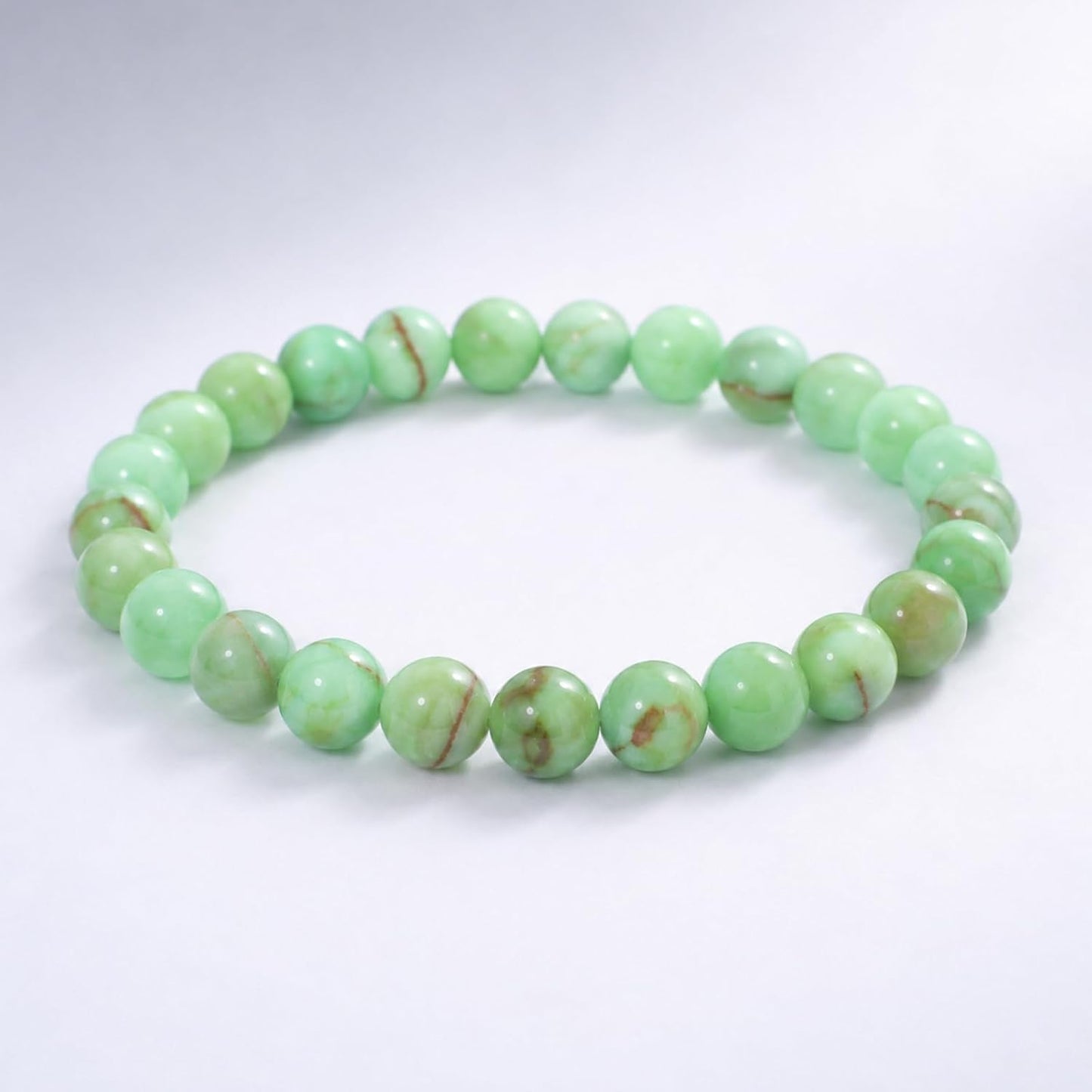 45pcs Yellow Persian Jade Energy Healing Beads for Bracelet，8mm Round Bulk Gemstone Beads for Jewelry Making Bracelet Necklace Earring DIY