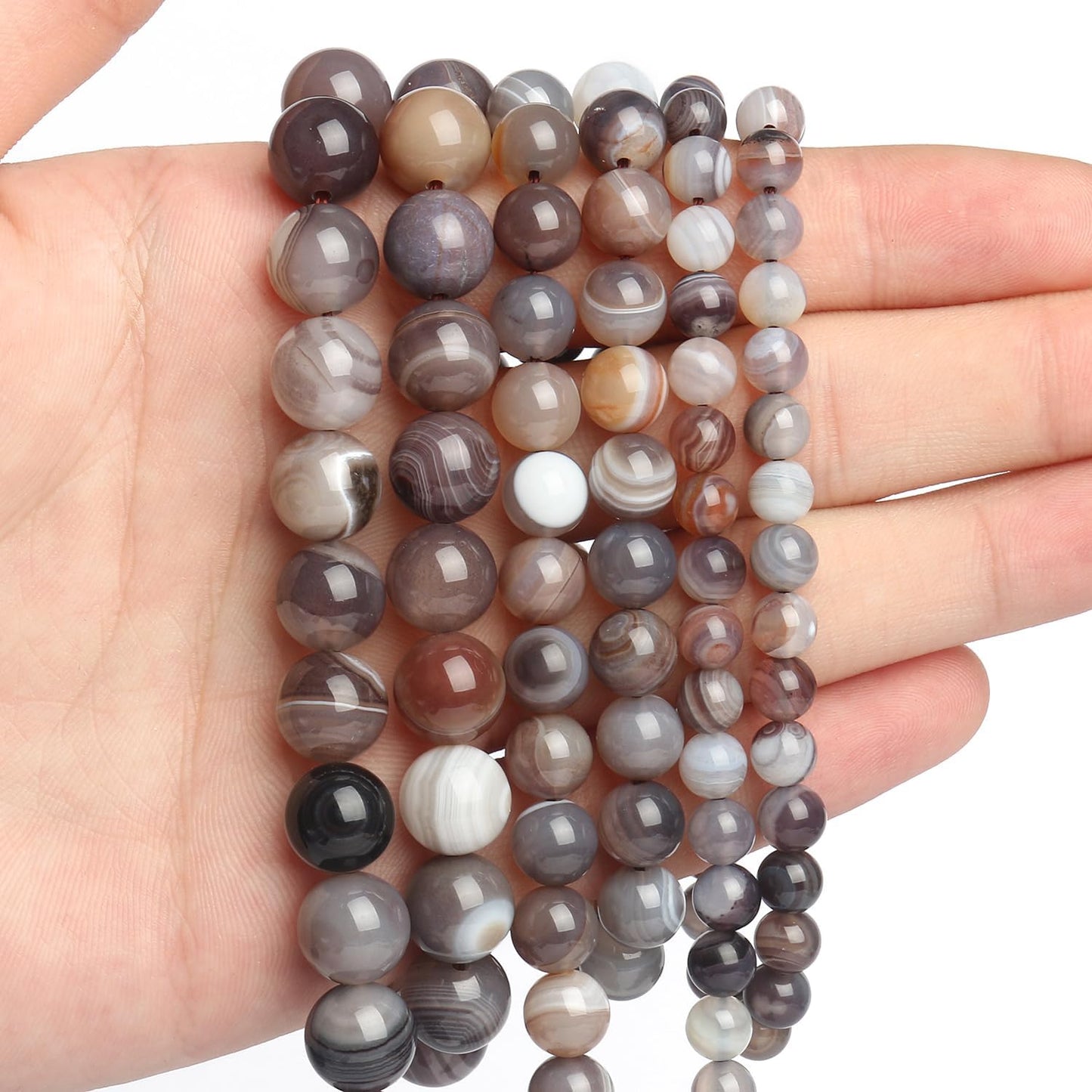 45pcs Yellow Persian Jade Energy Healing Beads for Bracelet，8mm Round Bulk Gemstone Beads for Jewelry Making Bracelet Necklace Earring DIY