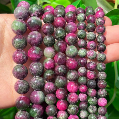 45pcs Yellow Persian Jade Energy Healing Beads for Bracelet，8mm Round Bulk Gemstone Beads for Jewelry Making Bracelet Necklace Earring DIY