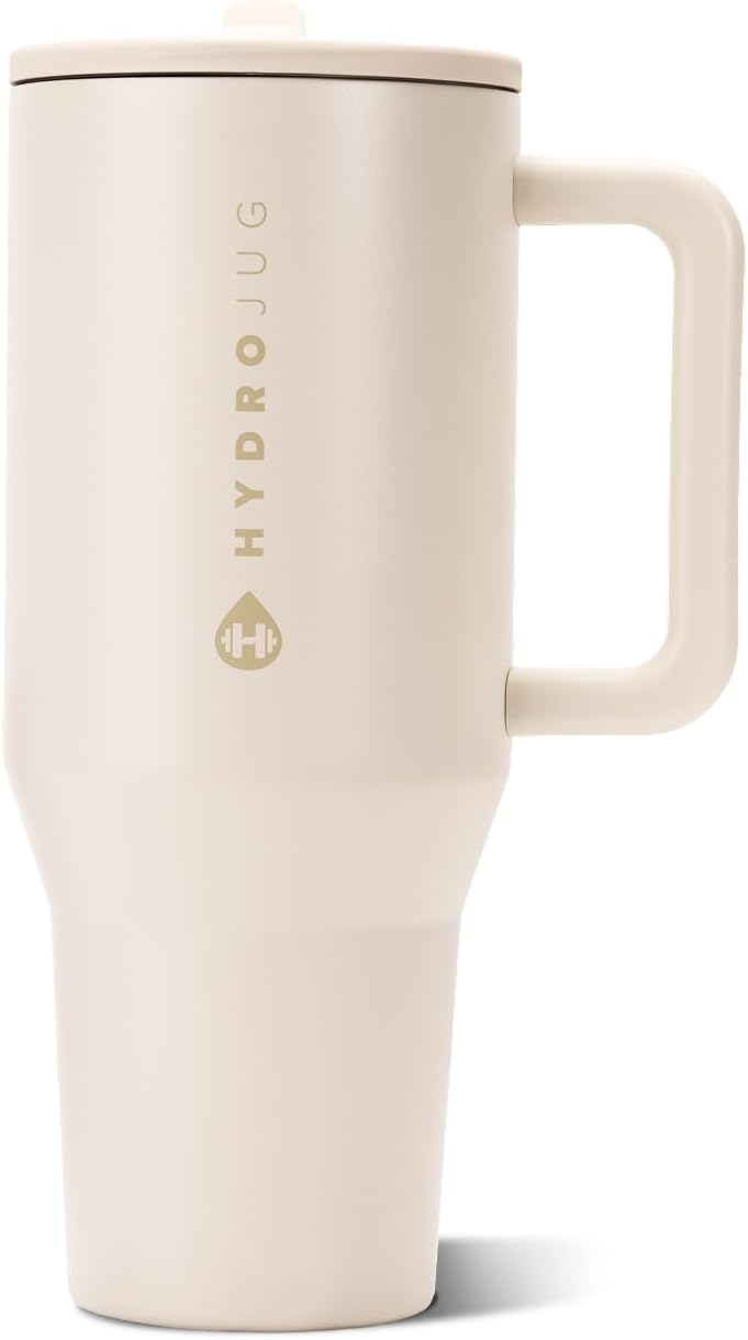 Traveler 40oz, Insulated Tumbler with Handle & Straw, Lemon Lime