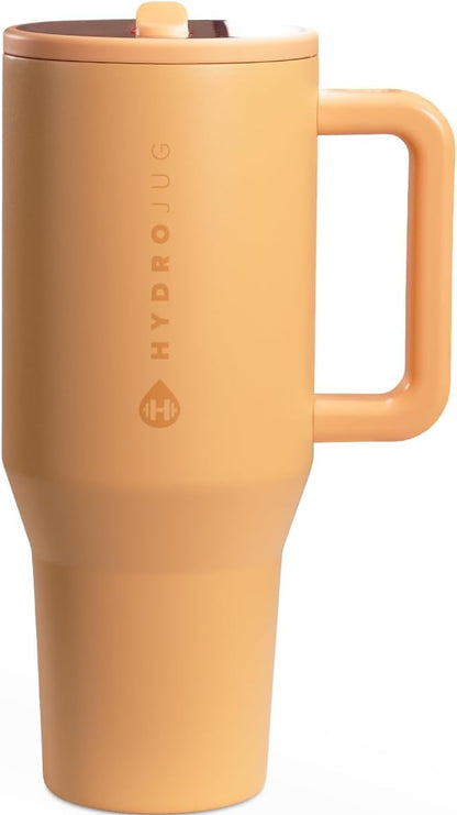 Traveler 40oz, Insulated Tumbler with Handle & Straw, Lemon Lime