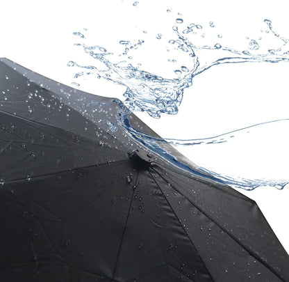 Travel Umbrella - Windproof Automatic Compact Umbrellas for Rain | Small & Portable, UV Sun Protection, 11" Folded Travel Size, Fits in Backpack & Car, for Walking & Commutes, Factory Direct