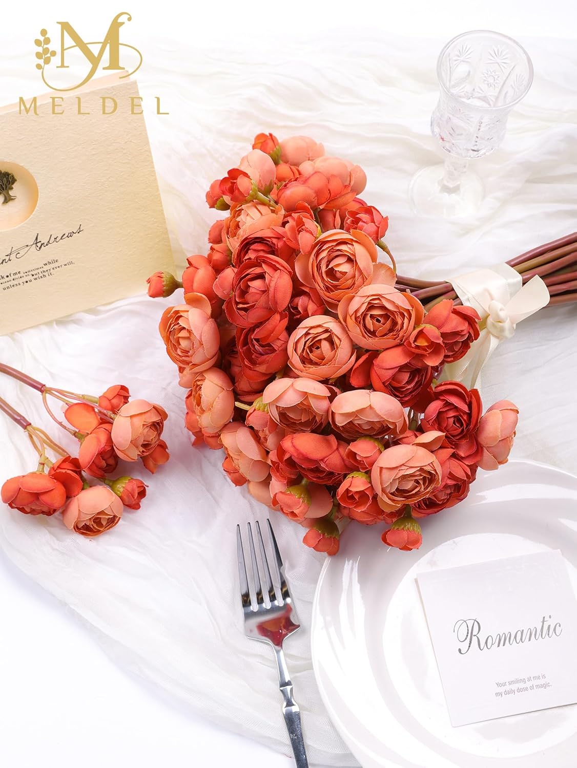 32Pcs Yellow Ranunculus Artificial Flowers for DIY Home Wedding | Fake Peonies, Real Touch Silk Faux Mini Ranunculus Filler Flowers Bulk for Vase Centerpieces, Bridal Shower Decor