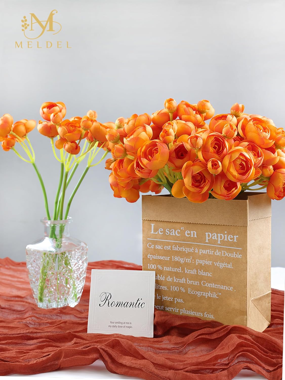 32Pcs Yellow Ranunculus Artificial Flowers for DIY Home Wedding | Fake Peonies, Real Touch Silk Faux Mini Ranunculus Filler Flowers Bulk for Vase Centerpieces, Bridal Shower Decor