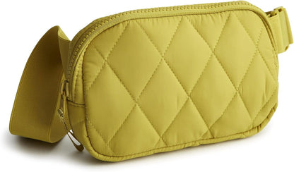 Women's Featherweight Woodward Small Belt Bag, Golden Olive, One Size