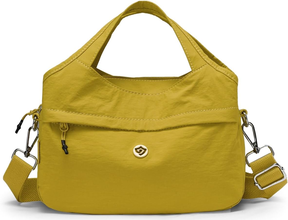 Nylon Top-handle Clutch Purses for Women Small Tote Bag Casual Travel Pouch Lightweight Crossbody Shoulder Handbag Satchels