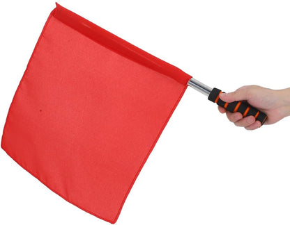 3Pcs Flags Red Green Yellow for Traffic Control Safety Signaling Handheld Flags 18X14 Inch