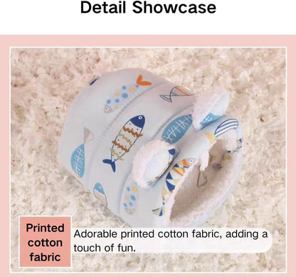 Hamster Hideout, Cute and Cozy Hamster Bed Warm Small Animal Beds with 2 Hooks for Sugar Glider Guinea Pig Fancy Rat Chinchilla Hedgehog Squirrel (Yellow,Small)