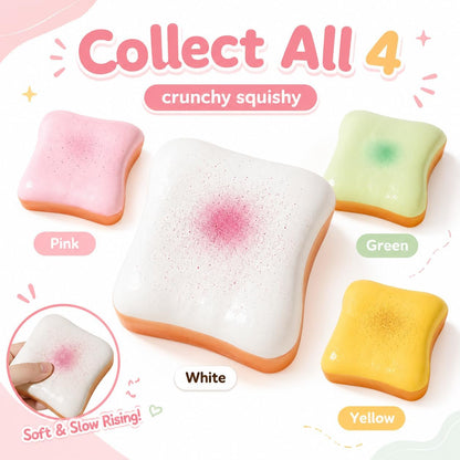 Bread Butter Squishy,Slow Rising Squishy,Toast Squishy,Fidget Toy | Party Favor Gift squeeze toy,for Adults,Suitable for Office Workers to Release Stress and Negative Emotions.