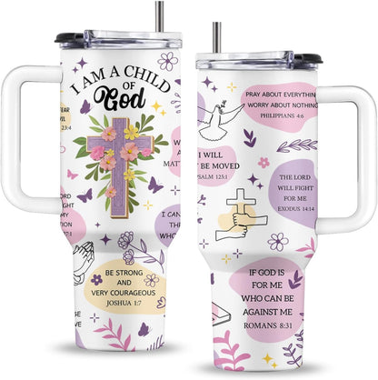 Lemon 40oz Tumbler, with Handle Straw, Insulated Sport Coffee Cup | 40oz Stainless Steel Tumbler, Travel Water Bottle, Thanksgiving Christmas Birthday Gift for Lemon Lover
