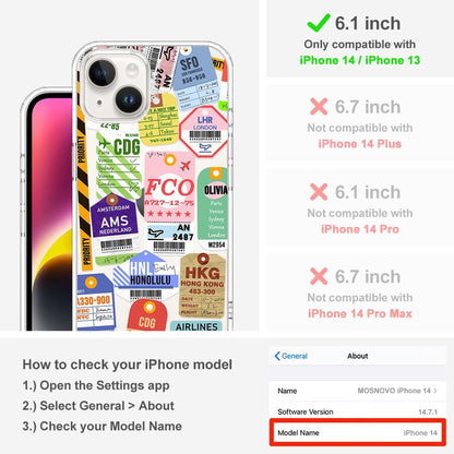 Case for iPhone 13 Pro Max, [Buffertech 6.6ft Military-Grade Drop Protection] [Anti Peel Off Tech] Clear TPU Bumper Phone Case Cover Design - Lemon - Colors B