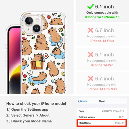Case for iPhone 13 Pro Max, [Buffertech 6.6ft Military-Grade Drop Protection] [Anti Peel Off Tech] Clear TPU Bumper Phone Case Cover Design - Lemon - Colors B