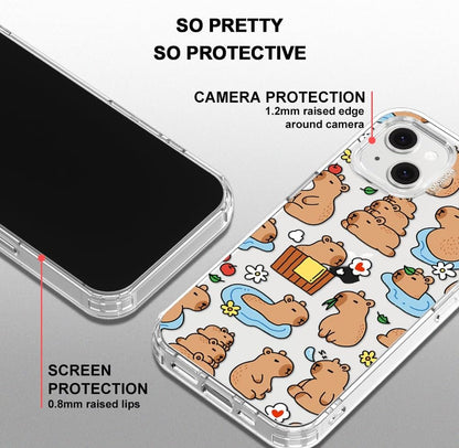 Case for iPhone 13 Pro Max, [Buffertech 6.6ft Military-Grade Drop Protection] [Anti Peel Off Tech] Clear TPU Bumper Phone Case Cover Design - Lemon - Colors B