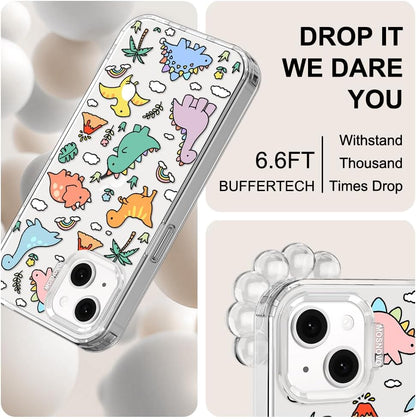 Case for iPhone 13 Pro Max, [Buffertech 6.6ft Military-Grade Drop Protection] [Anti Peel Off Tech] Clear TPU Bumper Phone Case Cover Design - Lemon - Colors B