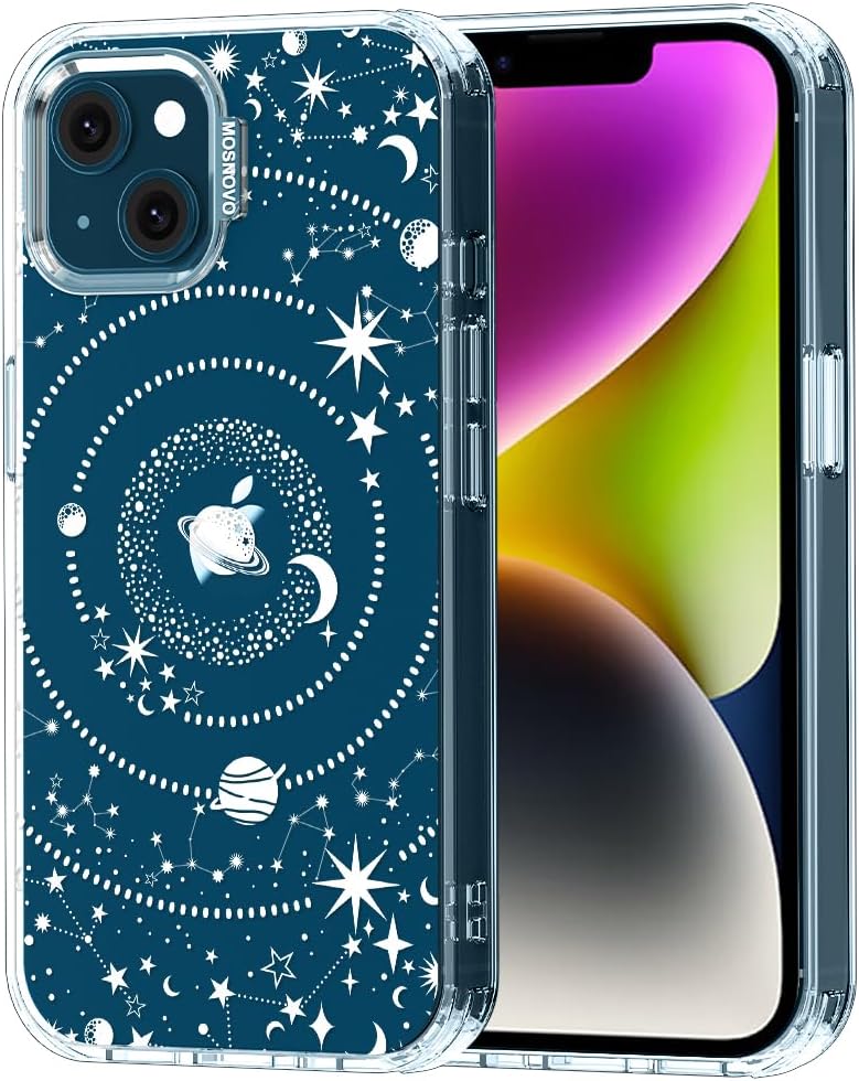 Case for iPhone 13 Pro Max, [Buffertech 6.6ft Military-Grade Drop Protection] [Anti Peel Off Tech] Clear TPU Bumper Phone Case Cover Design - Lemon - Colors B