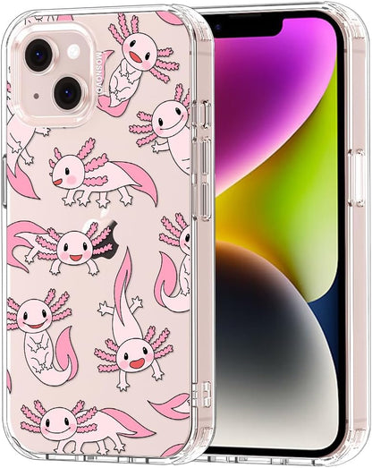Case for iPhone 13 Pro Max, [Buffertech 6.6ft Military-Grade Drop Protection] [Anti Peel Off Tech] Clear TPU Bumper Phone Case Cover Design - Lemon - Colors B