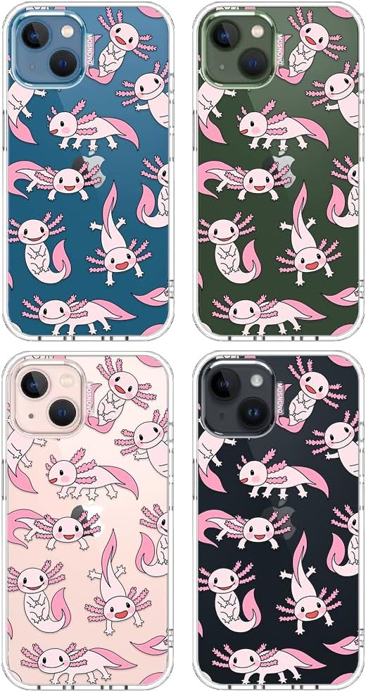 Case for iPhone 13 Pro Max, [Buffertech 6.6ft Military-Grade Drop Protection] [Anti Peel Off Tech] Clear TPU Bumper Phone Case Cover Design - Lemon - Colors B