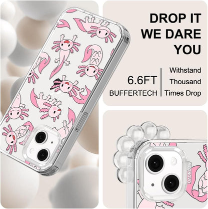 Case for iPhone 13 Pro Max, [Buffertech 6.6ft Military-Grade Drop Protection] [Anti Peel Off Tech] Clear TPU Bumper Phone Case Cover Design - Lemon - Colors B