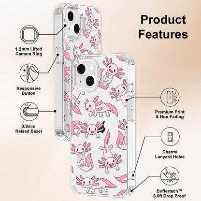 Case for iPhone 13 Pro Max, [Buffertech 6.6ft Military-Grade Drop Protection] [Anti Peel Off Tech] Clear TPU Bumper Phone Case Cover Design - Lemon - Colors B