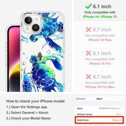 Case for iPhone 13 Pro Max, [Buffertech 6.6ft Military-Grade Drop Protection] [Anti Peel Off Tech] Clear TPU Bumper Phone Case Cover Design - Lemon - Colors B