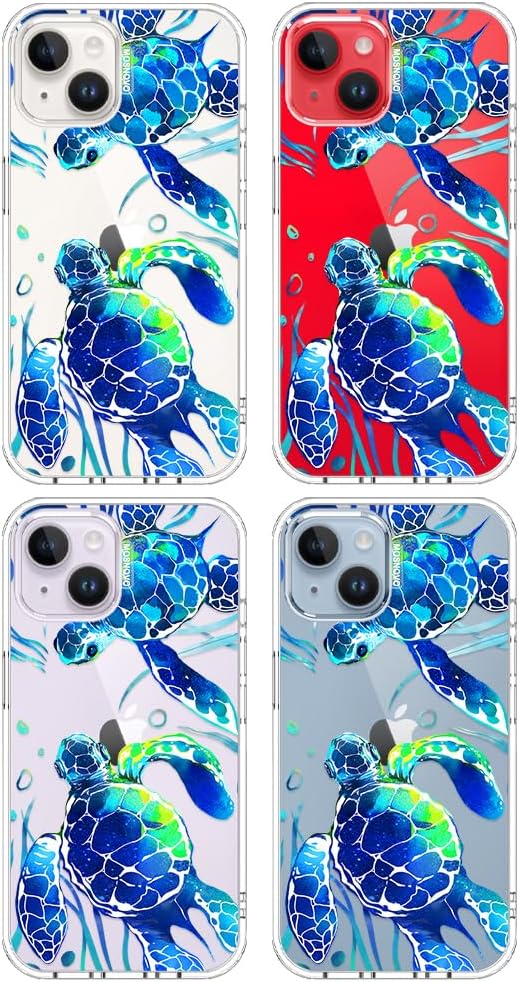 Case for iPhone 13 Pro Max, [Buffertech 6.6ft Military-Grade Drop Protection] [Anti Peel Off Tech] Clear TPU Bumper Phone Case Cover Design - Lemon - Colors B