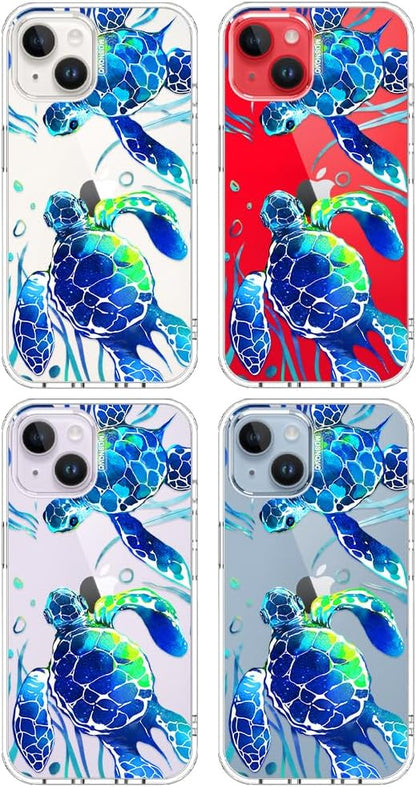 Case for iPhone 13 Pro Max, [Buffertech 6.6ft Military-Grade Drop Protection] [Anti Peel Off Tech] Clear TPU Bumper Phone Case Cover Design - Lemon - Colors B