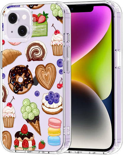 Case for iPhone 13 Pro Max, [Buffertech 6.6ft Military-Grade Drop Protection] [Anti Peel Off Tech] Clear TPU Bumper Phone Case Cover Design - Lemon - Colors B