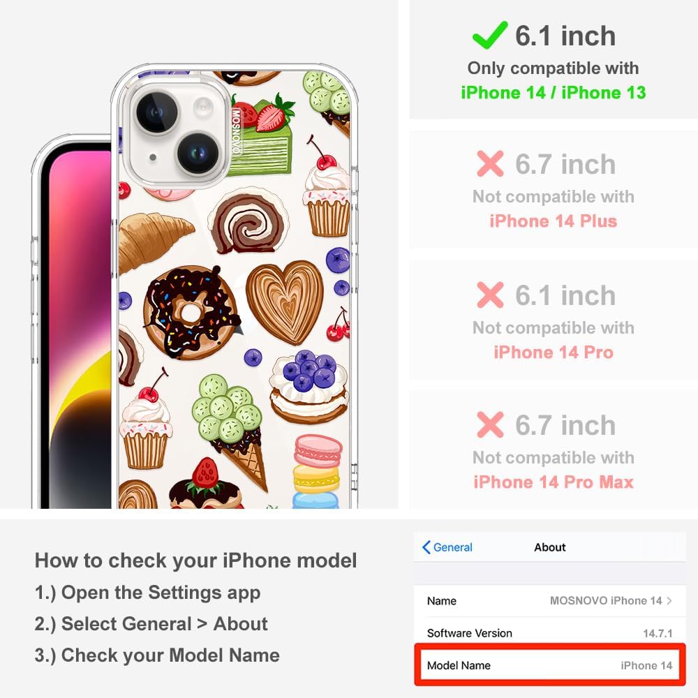 Case for iPhone 13 Pro Max, [Buffertech 6.6ft Military-Grade Drop Protection] [Anti Peel Off Tech] Clear TPU Bumper Phone Case Cover Design - Lemon - Colors B