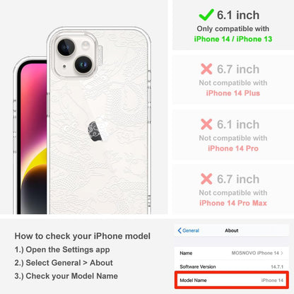 Case for iPhone 13 Pro Max, [Buffertech 6.6ft Military-Grade Drop Protection] [Anti Peel Off Tech] Clear TPU Bumper Phone Case Cover Design - Lemon - Colors B