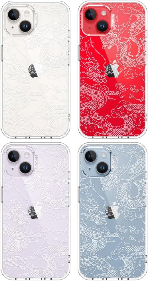 Case for iPhone 13 Pro Max, [Buffertech 6.6ft Military-Grade Drop Protection] [Anti Peel Off Tech] Clear TPU Bumper Phone Case Cover Design - Lemon - Colors B