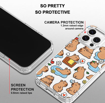 Case for iPhone 13 Pro Max, [Buffertech 6.6ft Military-Grade Drop Protection] [Anti Peel Off Tech] Clear TPU Bumper Phone Case Cover Design - Lemon - Colors B