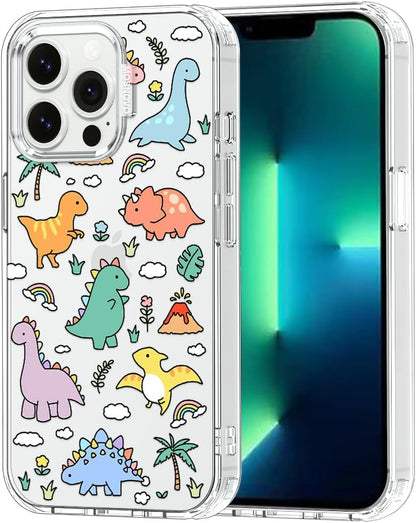 Case for iPhone 13 Pro Max, [Buffertech 6.6ft Military-Grade Drop Protection] [Anti Peel Off Tech] Clear TPU Bumper Phone Case Cover Design - Lemon - Colors B