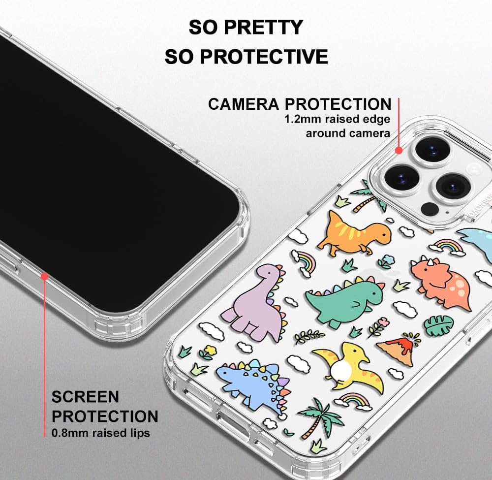 Case for iPhone 13 Pro Max, [Buffertech 6.6ft Military-Grade Drop Protection] [Anti Peel Off Tech] Clear TPU Bumper Phone Case Cover Design - Lemon - Colors B