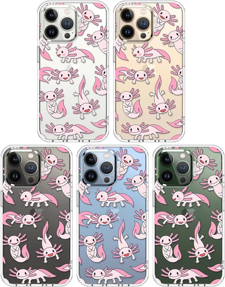 Case for iPhone 13 Pro Max, [Buffertech 6.6ft Military-Grade Drop Protection] [Anti Peel Off Tech] Clear TPU Bumper Phone Case Cover Design - Lemon - Colors B