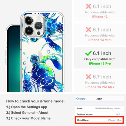 Case for iPhone 13 Pro Max, [Buffertech 6.6ft Military-Grade Drop Protection] [Anti Peel Off Tech] Clear TPU Bumper Phone Case Cover Design - Lemon - Colors B