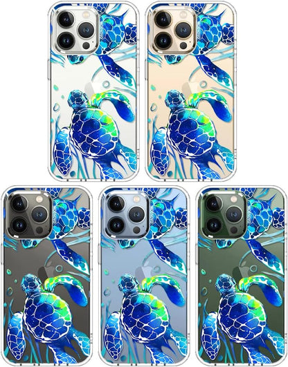 Case for iPhone 13 Pro Max, [Buffertech 6.6ft Military-Grade Drop Protection] [Anti Peel Off Tech] Clear TPU Bumper Phone Case Cover Design - Lemon - Colors B