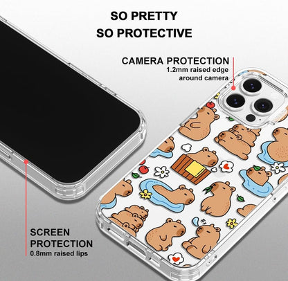 Case for iPhone 13 Pro Max, [Buffertech 6.6ft Military-Grade Drop Protection] [Anti Peel Off Tech] Clear TPU Bumper Phone Case Cover Design - Lemon - Colors B