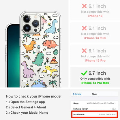 Case for iPhone 13 Pro Max, [Buffertech 6.6ft Military-Grade Drop Protection] [Anti Peel Off Tech] Clear TPU Bumper Phone Case Cover Design - Lemon - Colors B