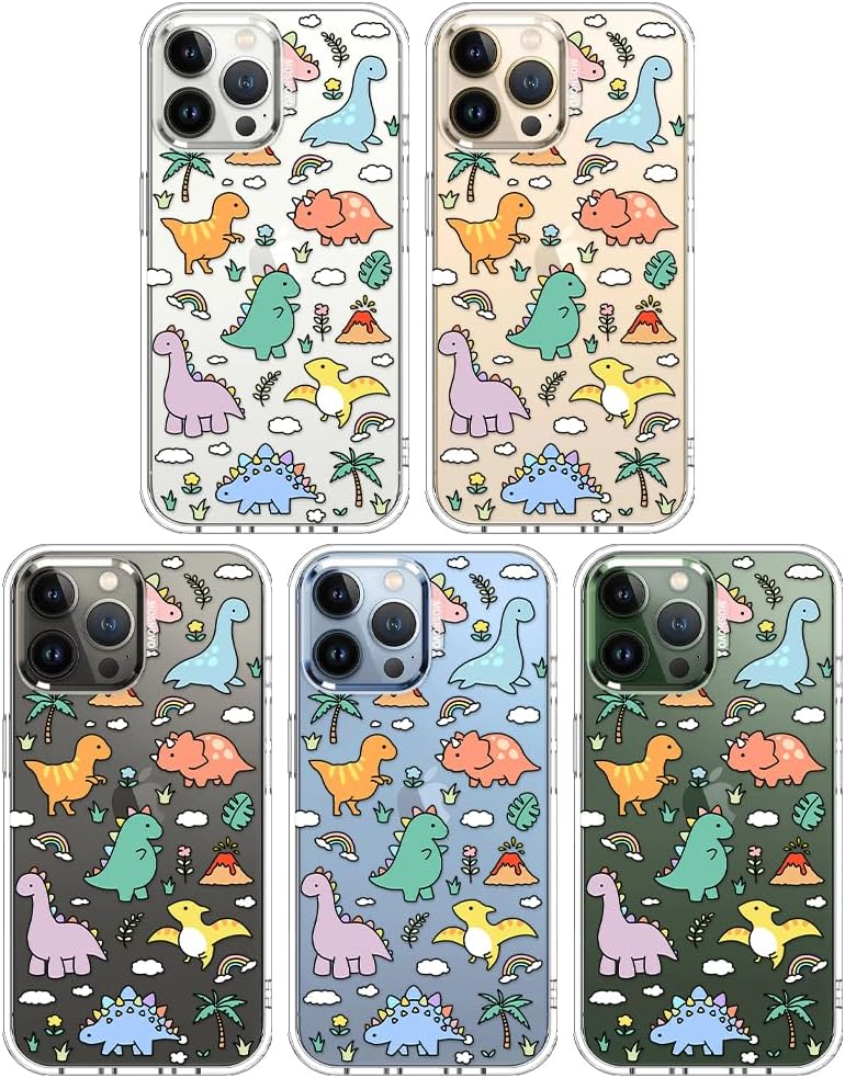 Case for iPhone 13 Pro Max, [Buffertech 6.6ft Military-Grade Drop Protection] [Anti Peel Off Tech] Clear TPU Bumper Phone Case Cover Design - Lemon - Colors B