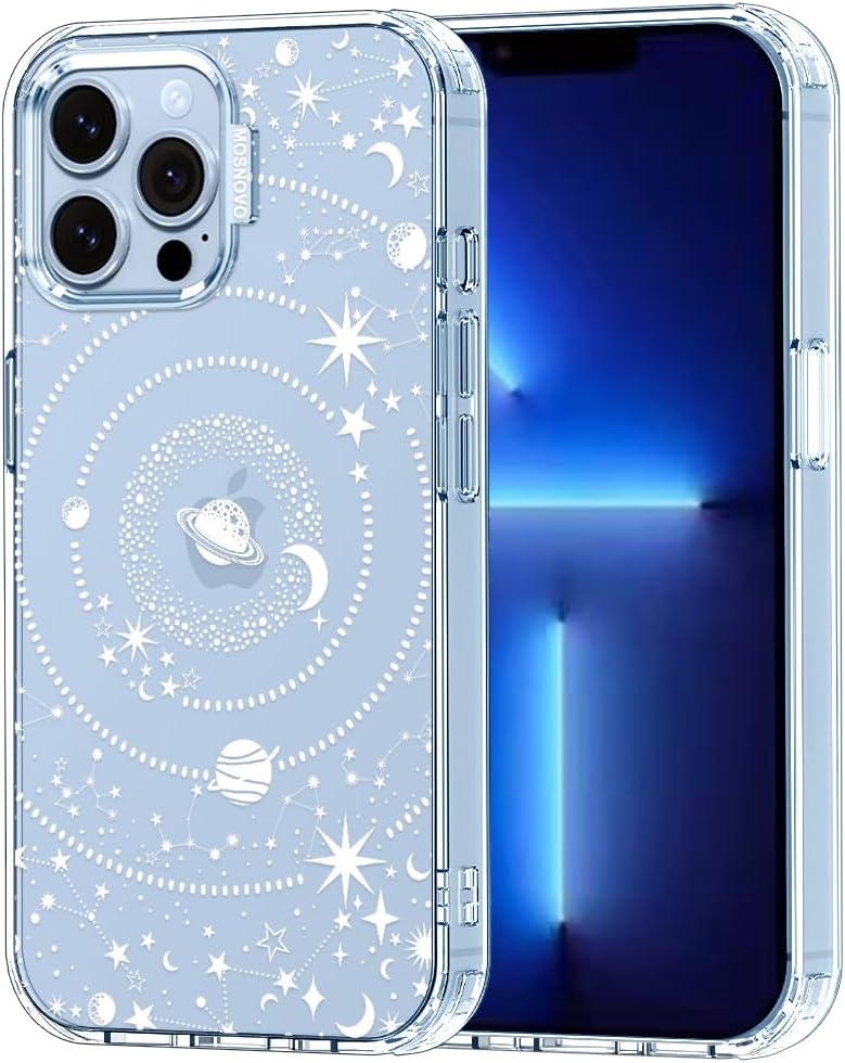 Case for iPhone 13 Pro Max, [Buffertech 6.6ft Military-Grade Drop Protection] [Anti Peel Off Tech] Clear TPU Bumper Phone Case Cover Design - Lemon - Colors B