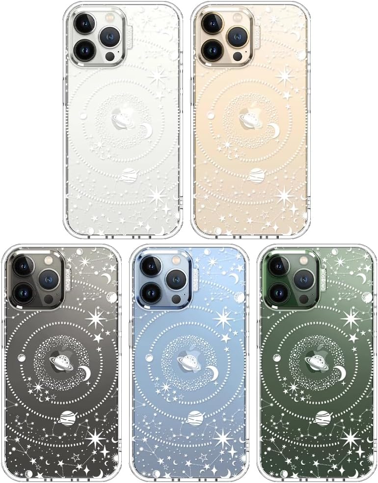 Case for iPhone 13 Pro Max, [Buffertech 6.6ft Military-Grade Drop Protection] [Anti Peel Off Tech] Clear TPU Bumper Phone Case Cover Design - Lemon - Colors B