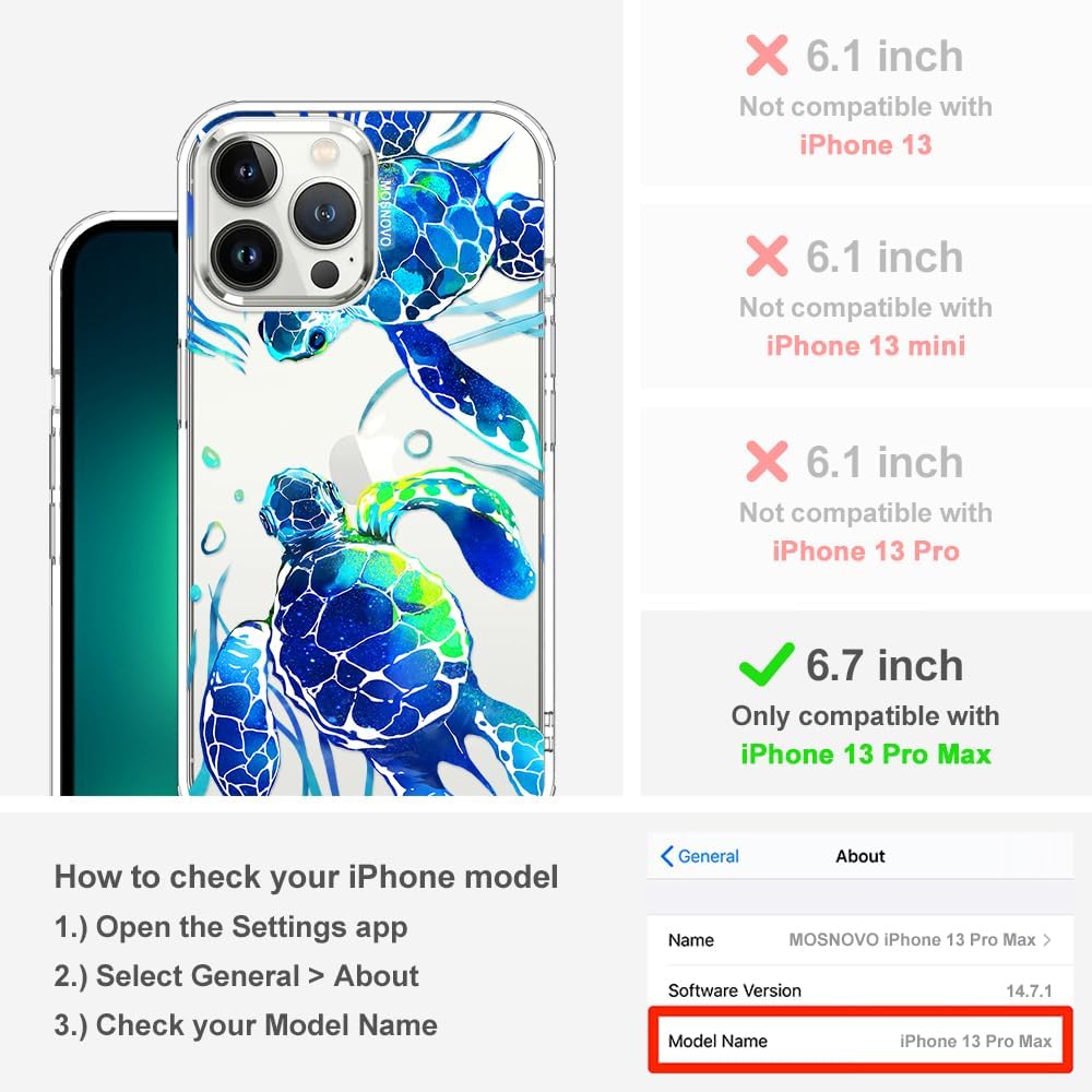 Case for iPhone 13 Pro Max, [Buffertech 6.6ft Military-Grade Drop Protection] [Anti Peel Off Tech] Clear TPU Bumper Phone Case Cover Design - Lemon - Colors B