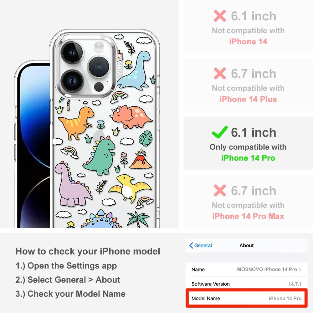 Case for iPhone 13 Pro Max, [Buffertech 6.6ft Military-Grade Drop Protection] [Anti Peel Off Tech] Clear TPU Bumper Phone Case Cover Design - Lemon - Colors B