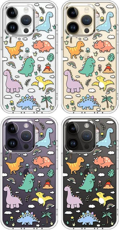 Case for iPhone 13 Pro Max, [Buffertech 6.6ft Military-Grade Drop Protection] [Anti Peel Off Tech] Clear TPU Bumper Phone Case Cover Design - Lemon - Colors B
