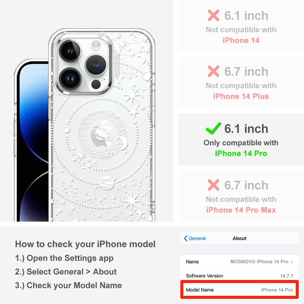 Case for iPhone 13 Pro Max, [Buffertech 6.6ft Military-Grade Drop Protection] [Anti Peel Off Tech] Clear TPU Bumper Phone Case Cover Design - Lemon - Colors B
