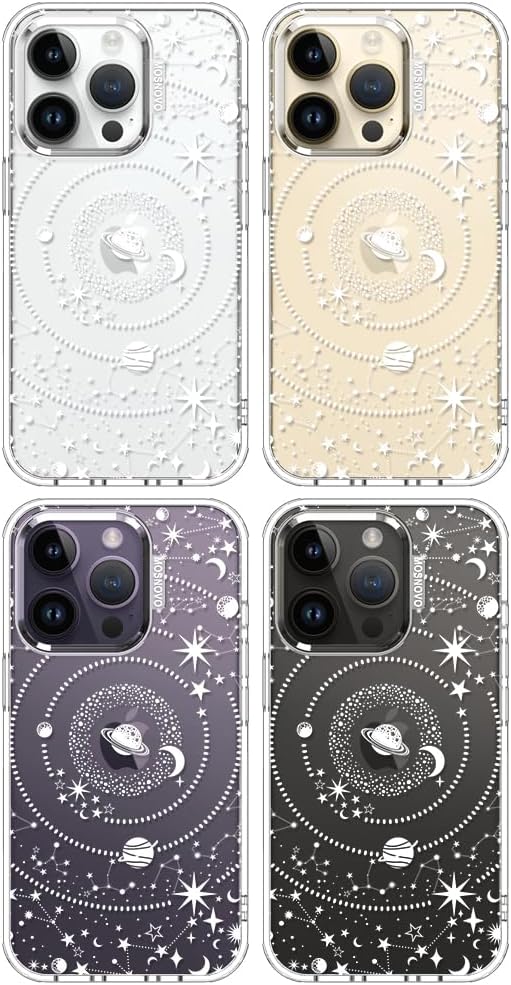 Case for iPhone 13 Pro Max, [Buffertech 6.6ft Military-Grade Drop Protection] [Anti Peel Off Tech] Clear TPU Bumper Phone Case Cover Design - Lemon - Colors B