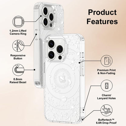 Case for iPhone 13 Pro Max, [Buffertech 6.6ft Military-Grade Drop Protection] [Anti Peel Off Tech] Clear TPU Bumper Phone Case Cover Design - Lemon - Colors B